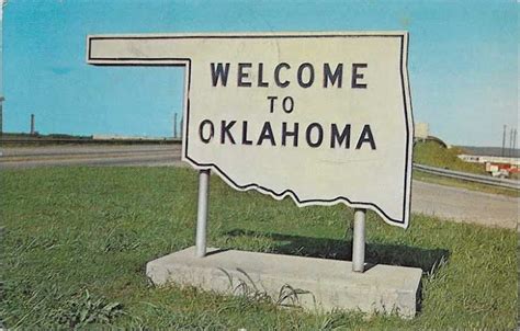 *Postcard Gems: Welcome to Oklahoma