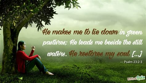 Psalm 23.2-3 - Biblical Promises