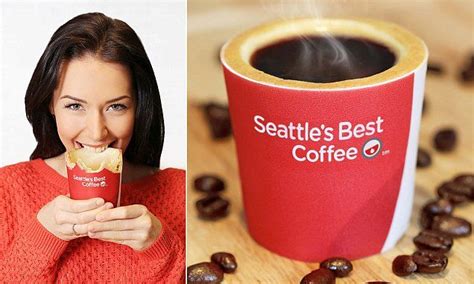 KFC launches EDIBLE coffee cups made from biscuit and white chocolate | Edible cups, Seattle ...