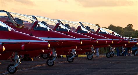 An Afternoon with the Red Arrows on Base at RAF Scampton - Timeline Events