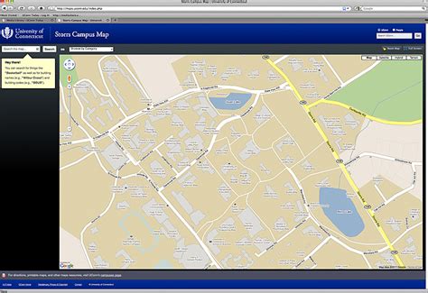 New Storrs Campus Map Debuts - UConn Today