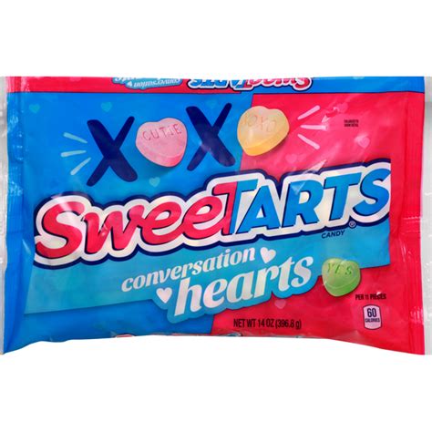 Sweet Tarts Candy, Conversation Hearts (14 oz) - Instacart