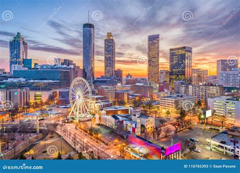 Atlanta, Georgia, USA stock image. Image of midtown - 110765393