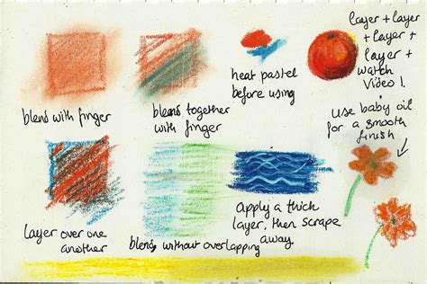 AFM #2 Learn how to use Oil pastels | brenworks