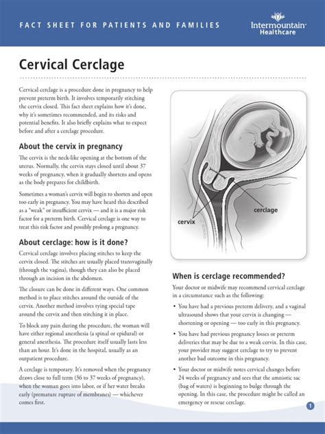 Cervical Cerclage | Preterm Birth | Childbirth