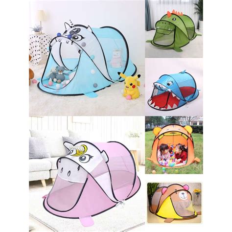 Jual Tenda anak anak tenda otomatis TENDA ANAK MODEL HEWAN BONUS TAS ...