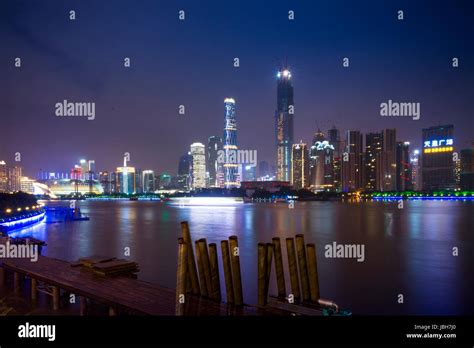 Guangzhou City Night Stock Photo - Alamy