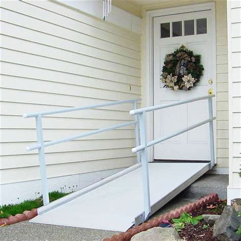 EZ-Access Gateway Aluminum Wheelchair Access Ramp with Handrails - 850 lb Capaci | Discount Ramps