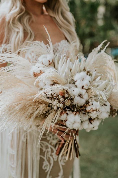 Modern Neutrals Handfasting/Wedding | Boho wedding bouquet, Wedding ...