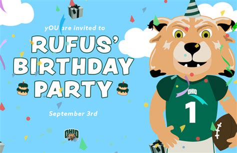 Rufus' Birthday Party - Ohio University