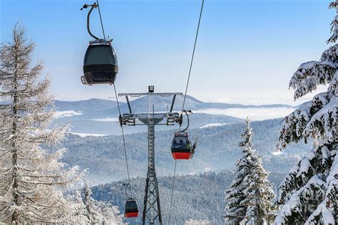 Gondola ski lift in the mountains Photograph by Wdnet Studio - Pixels