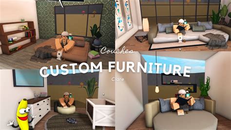 Bloxburg Custom Furniture - Couches - YouTube