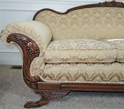 Duncan Phyfe Style Antique Sofa | EBTH