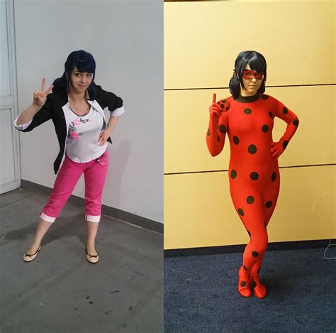 Marinette and Ladybug cosplay by linasakura on DeviantArt