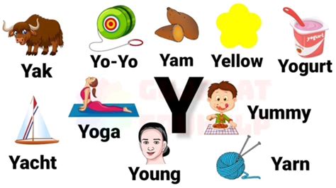 Y Letter words in English | Words starting with Letter Y | Y Letter ...