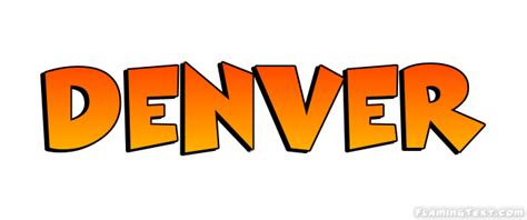 Denver Logo | Free Name Design Tool from Flaming Text