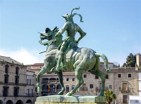 Statue équestre De Francisco Pizarro à Trujillo Photo stock - Image du pizarre, historique: 71859532