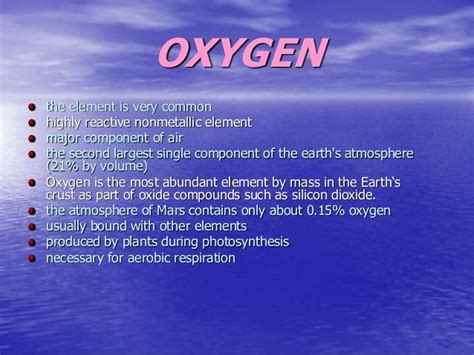 Oxygen