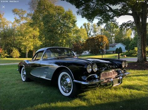 1961 Chevrolet Corvette Convertible Triple Black - C1 Corvette for sale