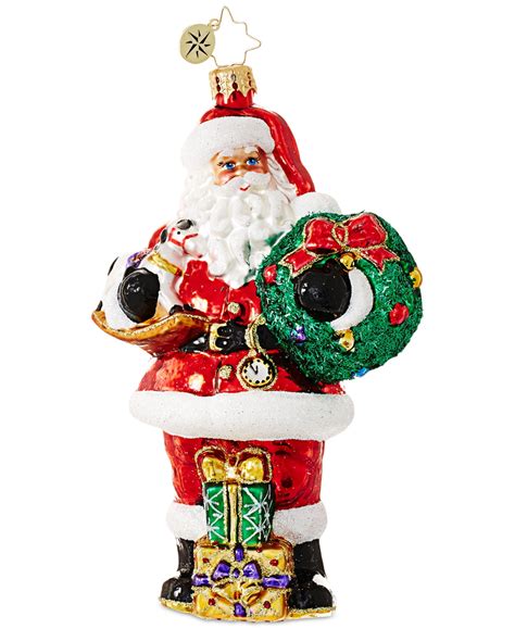 Christopher Radko Traditional Santa Ornament - Walmart.com - Walmart.com