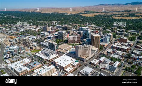 Downtown Boise Idaho as seen from above Stock Photo - Alamy