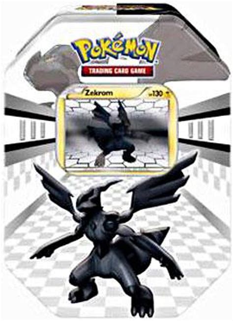 Pokemon Black White Legends Zekrom Collector Tin Pokemon USA - ToyWiz