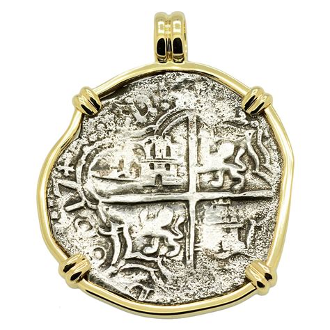 Authentic Atocha Treasure Coin Gold Pendant