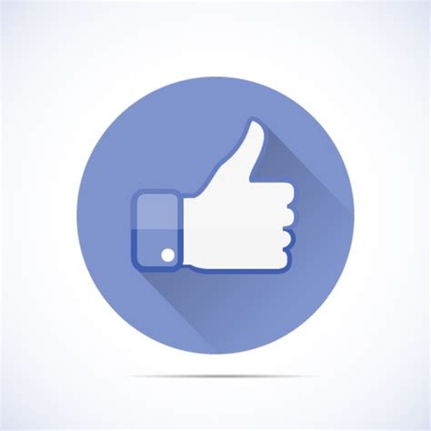 Facebook Like Icon Vector Free Download - ClipArt Best