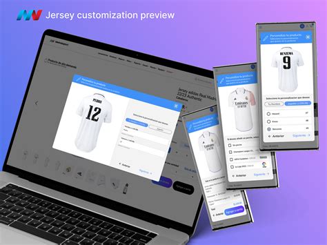 Jersey customization preview by Roberto D. Mancillas on Dribbble