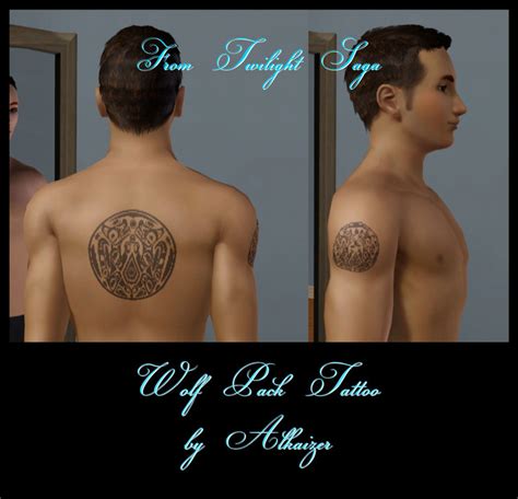 The Sims Resource - Wolf Pack Tattoo from Twilight Saga