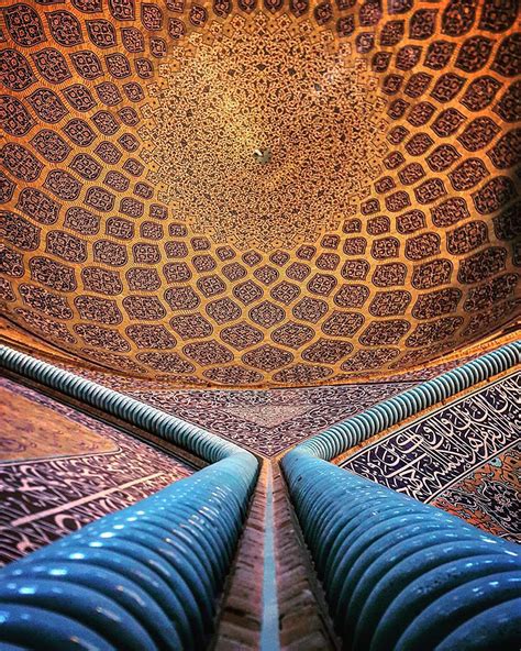 The Hypnotizing Beauty Of Iranian Mosque Ceilings | Bored Panda