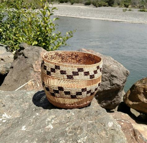 Handwoven Basket with Natural Materials