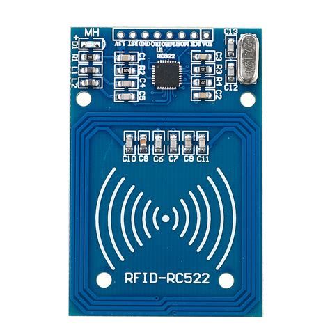 Biometric Entry Systems - RFID-RC522 RF IC Card Reader Sensor Module with S50 Blank Card and Key ...