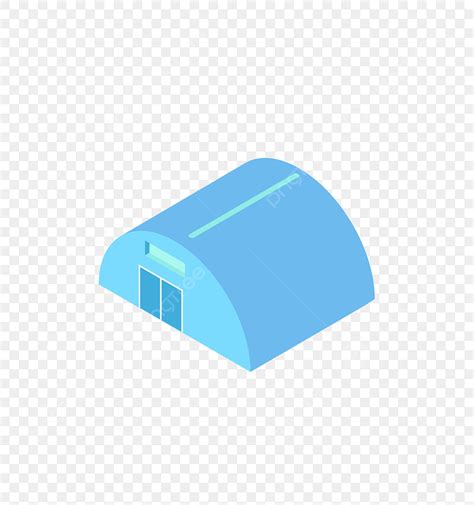 Blue House Vector Material, Blue House, House, Semicircular House PNG ...