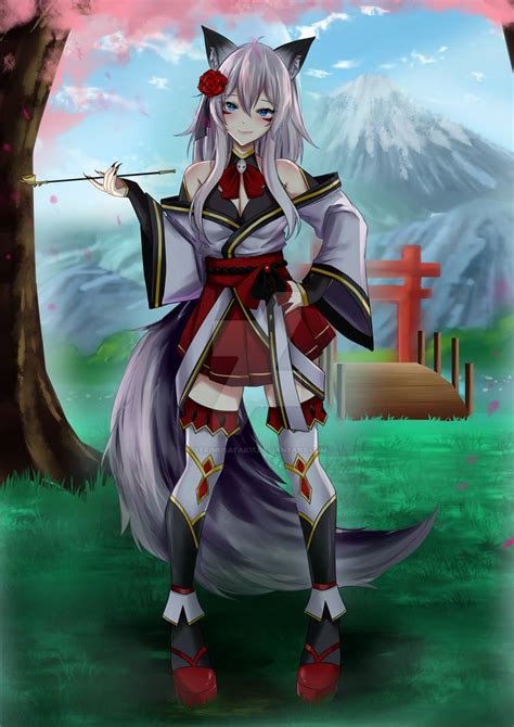 Kitsune Girl by ferimusafak11 on DeviantArt