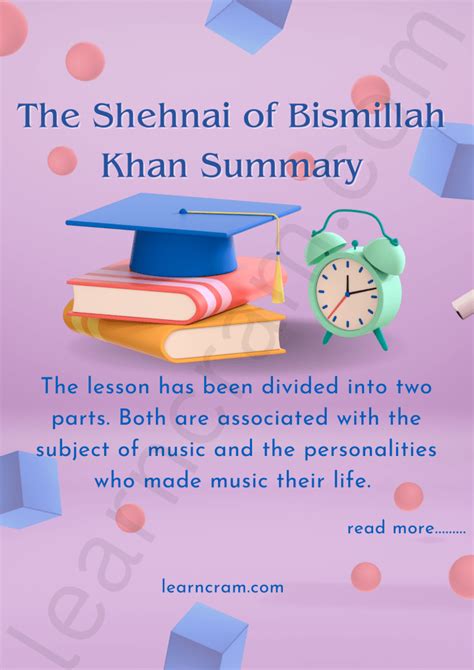 The Shehnai of Bismillah Khan Summary Analysis and Explanation – Learn Cram