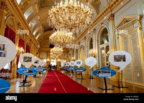 Interior of the Royal Palace of Brussels (Belgium, 20/07/2009 Stock ...