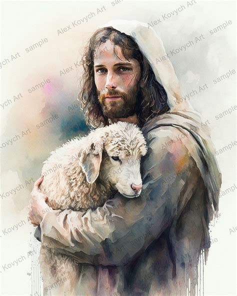 Jesus Christ With Lamb