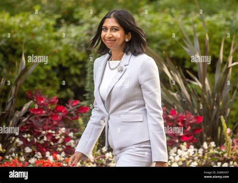 Suella Braverman, Attorney General, arrives in Downing Street Stock ...