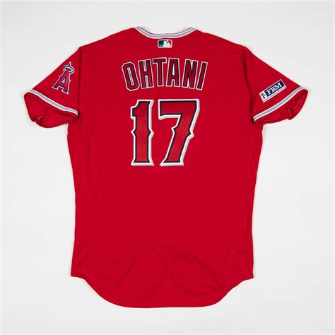 2023 Shohei Ohtani Game Used Red Jersey - HR #21 and 23 + 10th SB of ...