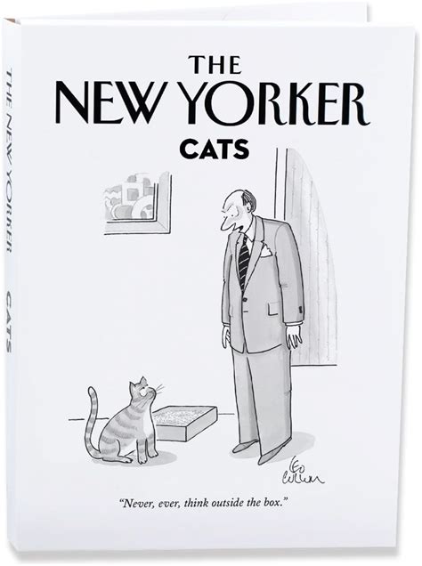 Amazon.com : The New Yorker Cat Cartoons Notecard Wallet Pack of 10 Cards (NYNW05) : Office Products