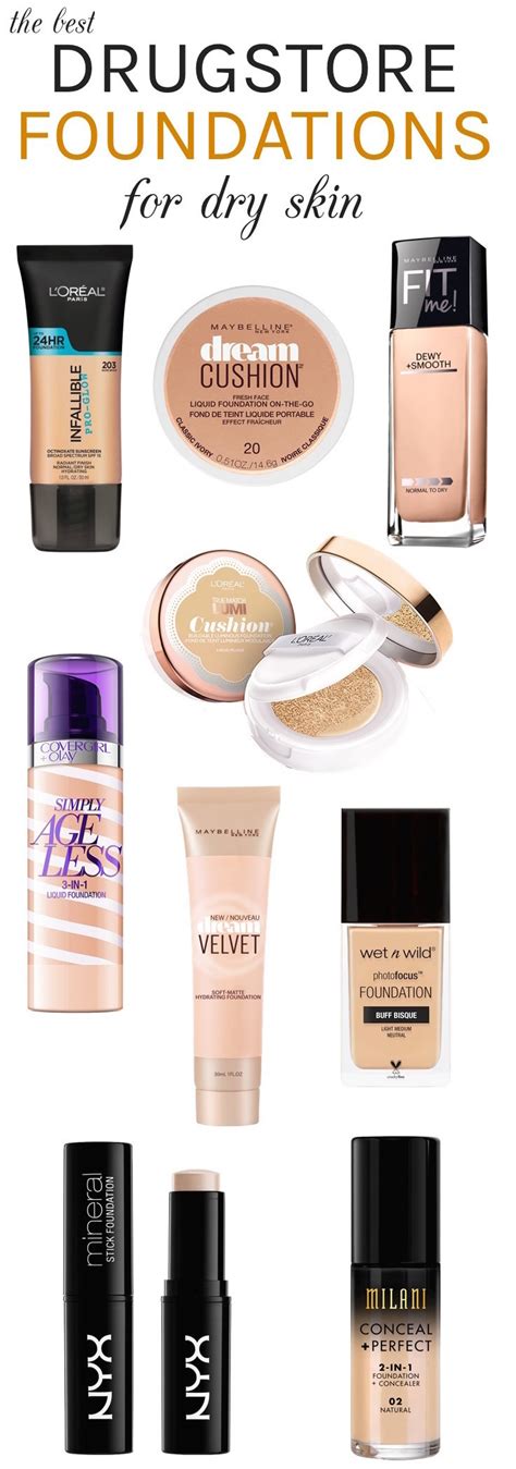 The Best Drugstore Foundations For Dry Skin, All Under $12