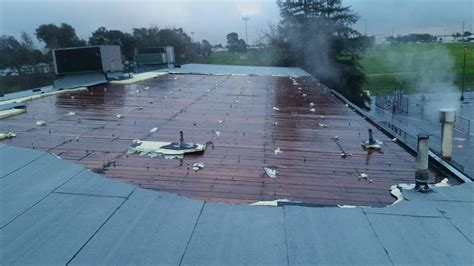 Water-Infiltration-Commercial-Roof-Damage-Reliable-Roofing - Reliable Roofing