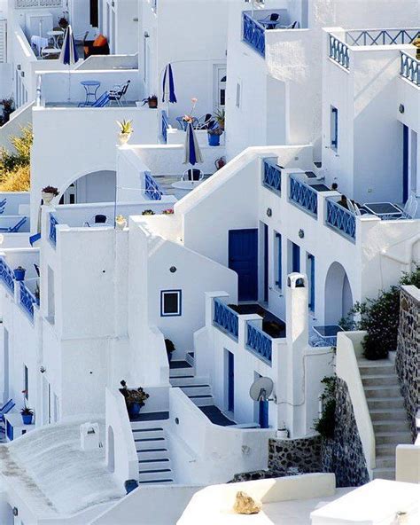 Greece White Houses. — Steemit | 산토리니, 미코노스, 건축물