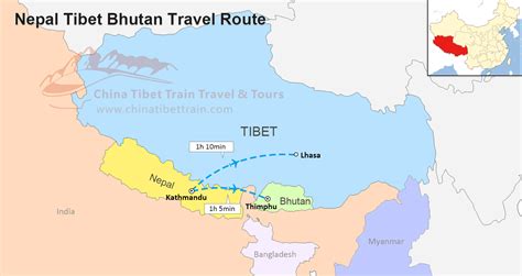 Tibet and Nepal Travel Maps: Where is Tibet and Nepal and How to Travel Them Together