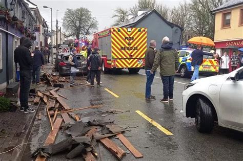 Scary moment tornado rips through Leitrim village, leaving trail of destruction in its wake ...