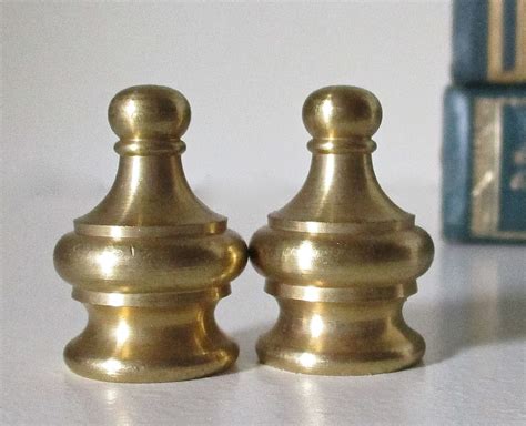 Pair of Vintage Solid Brass Lamp Finials | Lamp finial, Brass lamp ...