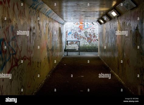 Graffiti in the underpass Stock Photo - Alamy