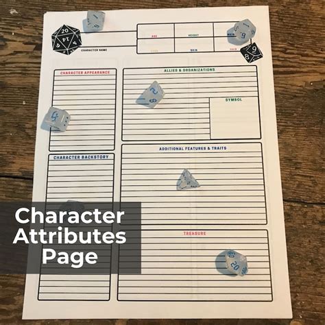 DND Dyslexia Character Sheet PDF Printable File Digital - Etsy