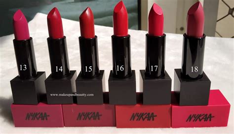 Makeup and beauty !!!: REVIEW & SWATCHES OF NEW NYKAA ULTRA MATTE LIPSTICKS